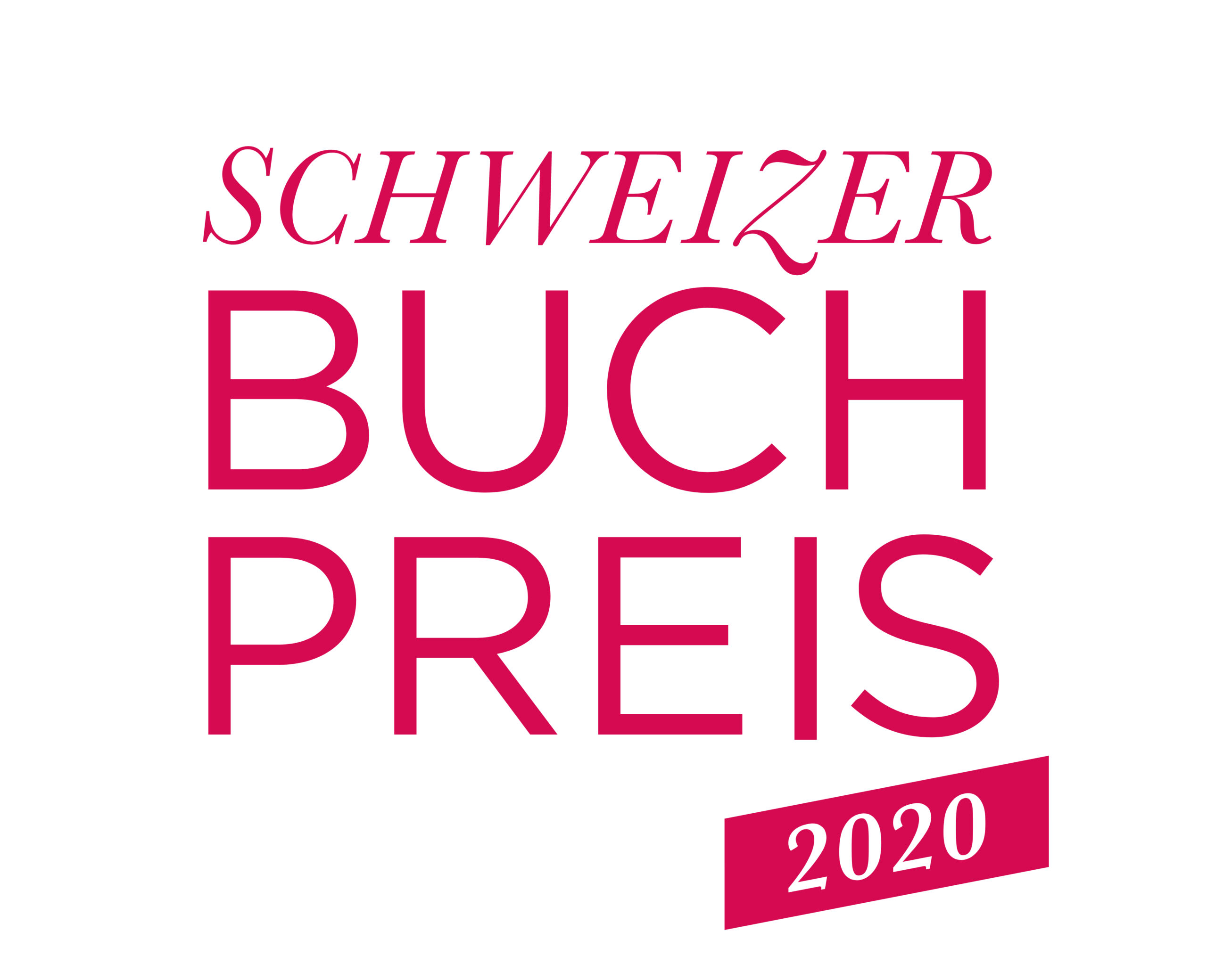 Logo des Schweizer Buchpreises 2020