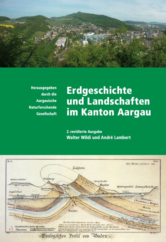 Cover des Buches Erdgeschichte und Landschaften im Kanton Aargau